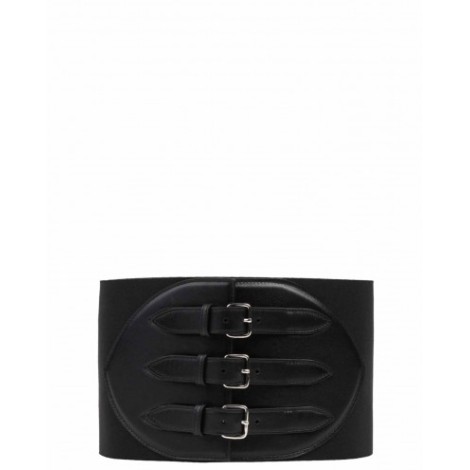 Alaia black corset belt