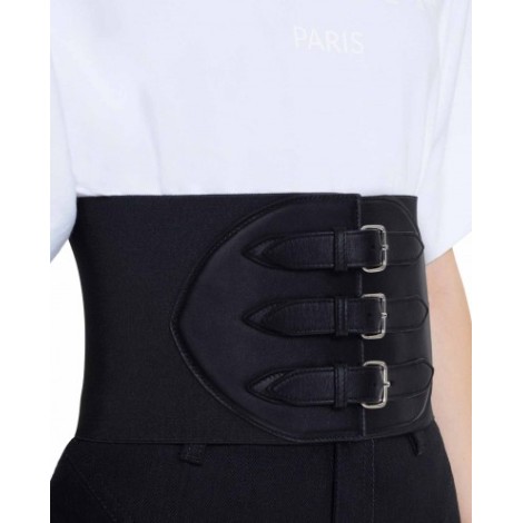 Alaia black corset belt