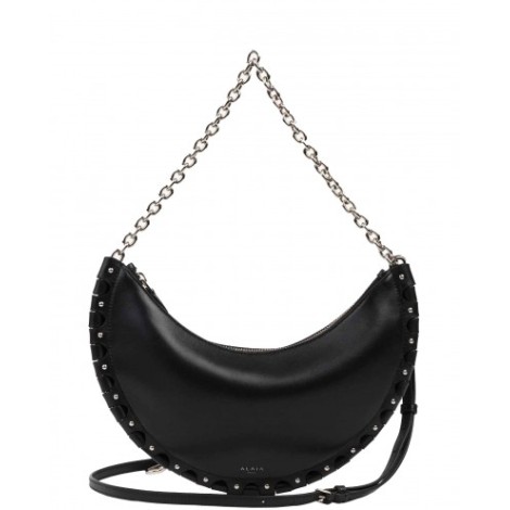 Alaia black Demi-Lune moon bag