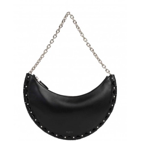 Alaia black Demi-Lune moon bag