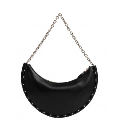 Alaia black Demi-Lune moon bag