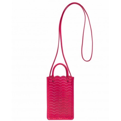 Alaia red Garance bag Small