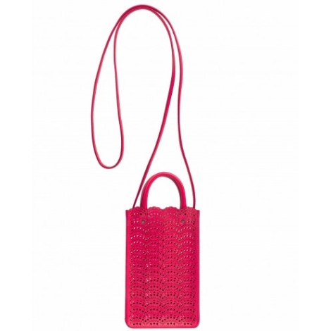 Alaia red Garance bag Small