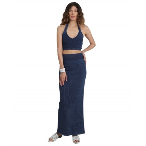 Alaia denim halter top