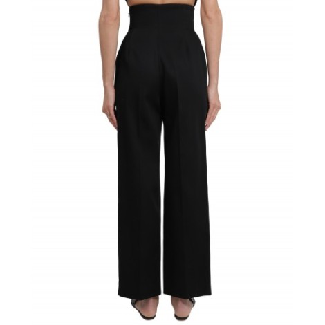 Alaia black high waist trousers