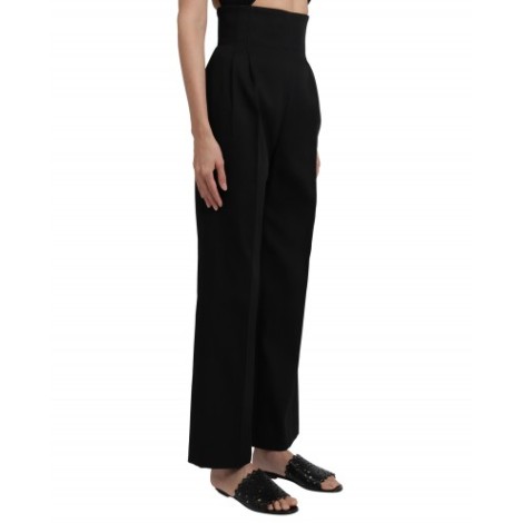 Alaia black high waist trousers