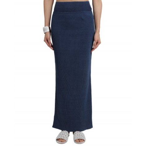 Alaia denim blue skirt