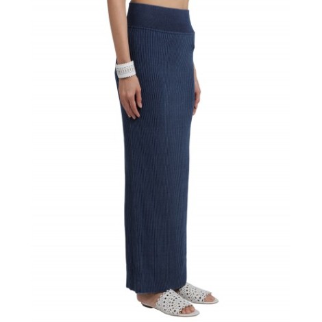 Alaia denim blue skirt