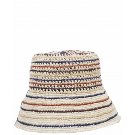 Sensi Studio multicolor trinado crochet lamp shade hat