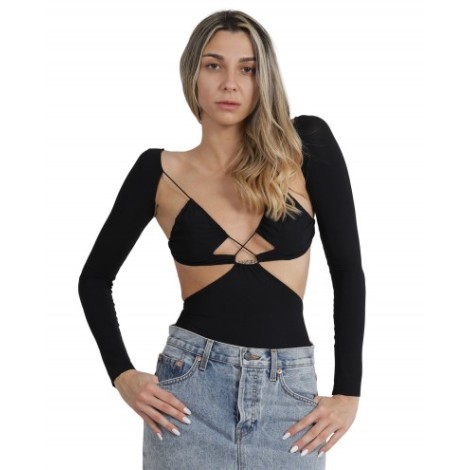 Amazuin black Azhar bodysuit