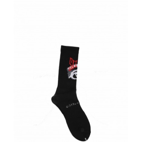 Saint MXXXXXX black Eye socks