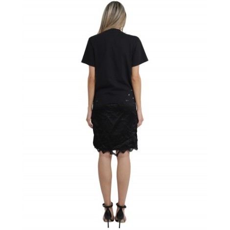 Balenciaga black t-shirt slip dress