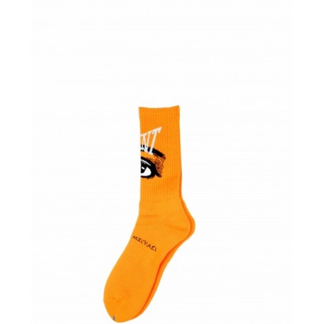 Saint MXXXXXX orange Eye socks