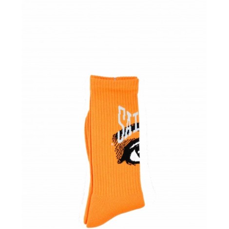 Saint MXXXXXX orange Eye socks