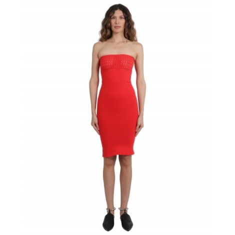 Alaia red Vienne skirt dress