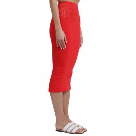 Alaia red Vienne skirt dress