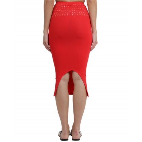 Alaia red Vienne skirt dress