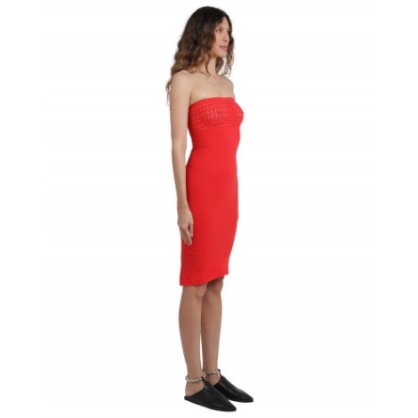 Alaia red Vienne skirt dress