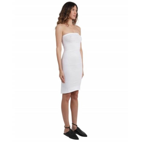 Alaia white Vienne skirt dress