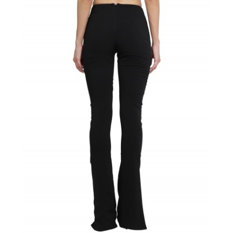 Monot black slit trousers