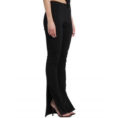 Monot black slit trousers