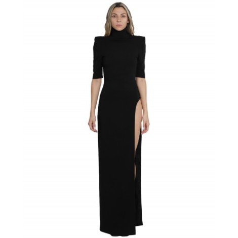 Monot black t-neck dress