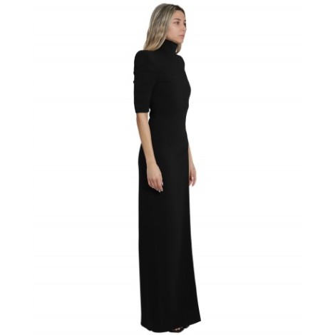 Monot black t-neck dress