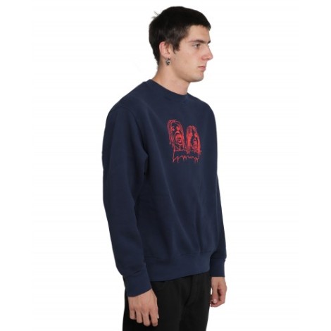 Fucking Awesome navy Front Row sweatshirt