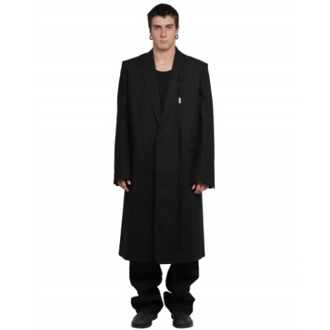 Ann Demeulemeester black Thomas coat