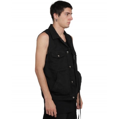 Ann Demeulemeester black Benoit sleeveless jacket