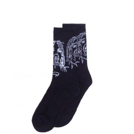 Fucking Awesome black Front Row socks