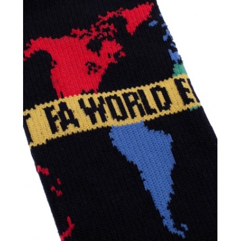 Fucking Awesome black World socks