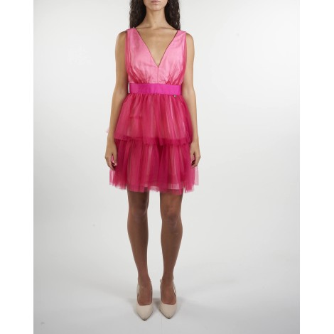 BLUGIRL Abito in tulle con balze Blugirl by Bluemarine