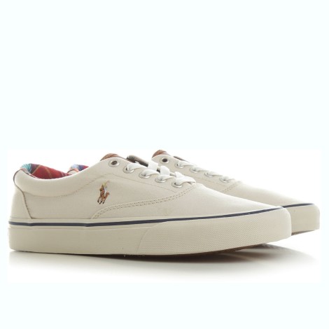 POLO RALPH LAUREN SNEAKERS BIANCA CON LOGO 816861077004