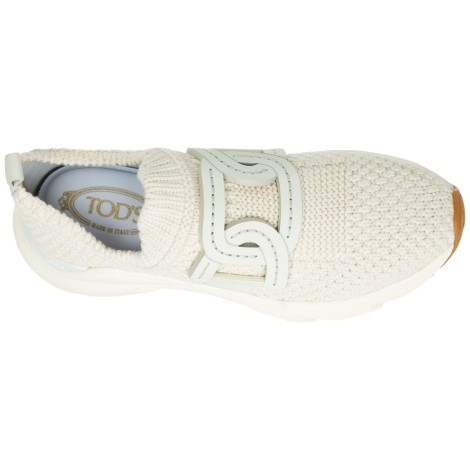 TOD'S SNEAKERS SLIP-ON IN TESSUTO - PANNA XXW54C0EM62RFK132L