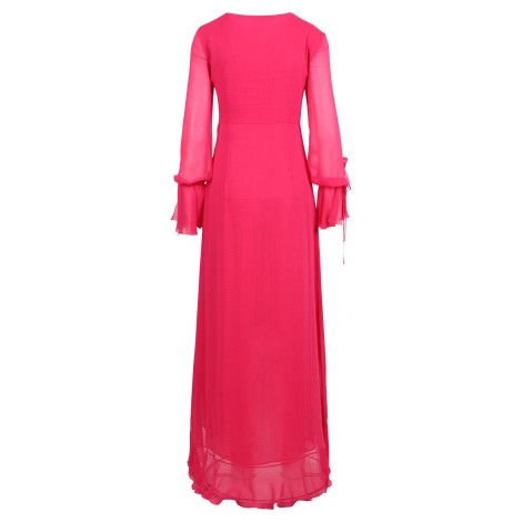 Blumarine Asymmetrical Skirt Long Dress 44