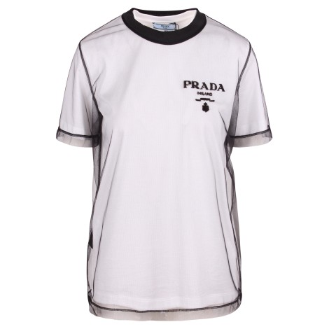 Prada Two-Tone Effect T-Shirt XS