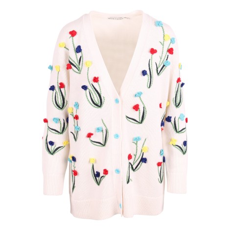 Alice Olivia 'Bradford' Flower Embroidery Cardigan S