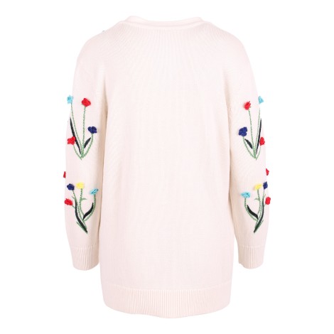 Alice Olivia 'Bradford' Flower Embroidery Cardigan S