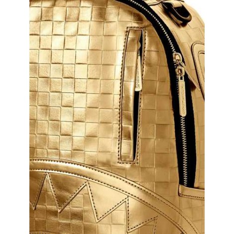 SPRAYGROUND | Gold Sharks in Paris DLX Backpack