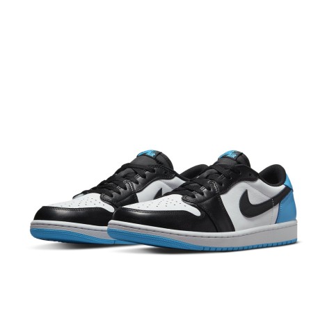 Jordan 1 Retro Low OG Black Dark Powder Blue