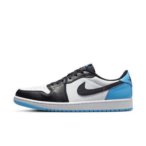 Jordan 1 Retro Low OG Black Dark Powder Blue