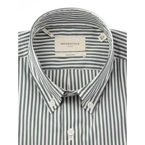 BROOKSFIELD | Men's Stretch Cotton Striped Shirt