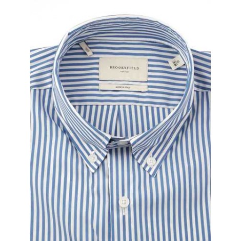 BROOKSFIELD | Men's Stretch Cotton Striped Shirt