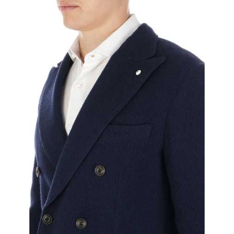 LBM 1911 | Men's Double-Breasted Honeycomb Blazer