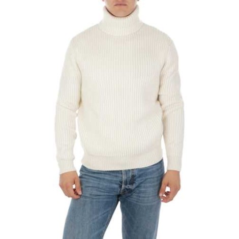 MALO | Men's Ribbed Cashmere Turtleneck Sweater