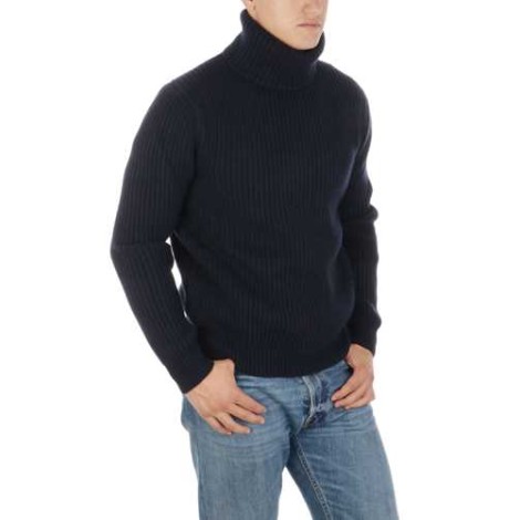 MALO | Men's Ribbed Cashmere Turtleneck Sweater