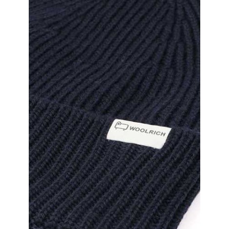 WOOLRICH | Men's Ribbed Beanie in Wool