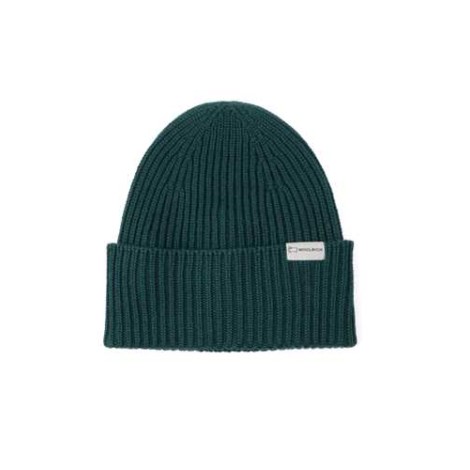 WOOLRICH | Men's Ribbed Beanie in Wool