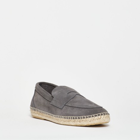 <p>Espadrillas in camoscio grigio</p>